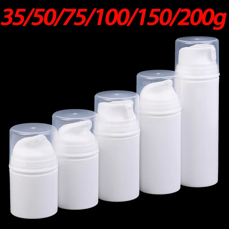 Refillable Vacuum Pump Bottles | Travel Lotion Dispenser 35–200g Travel Pump Bottle QXL