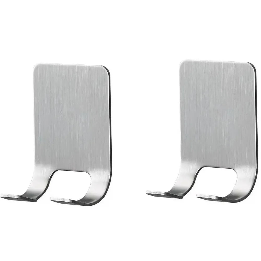 304 Stainless Steel Razor Holder & Bathroom Hook Organizer Razor Holder Stand QXL 2PCS