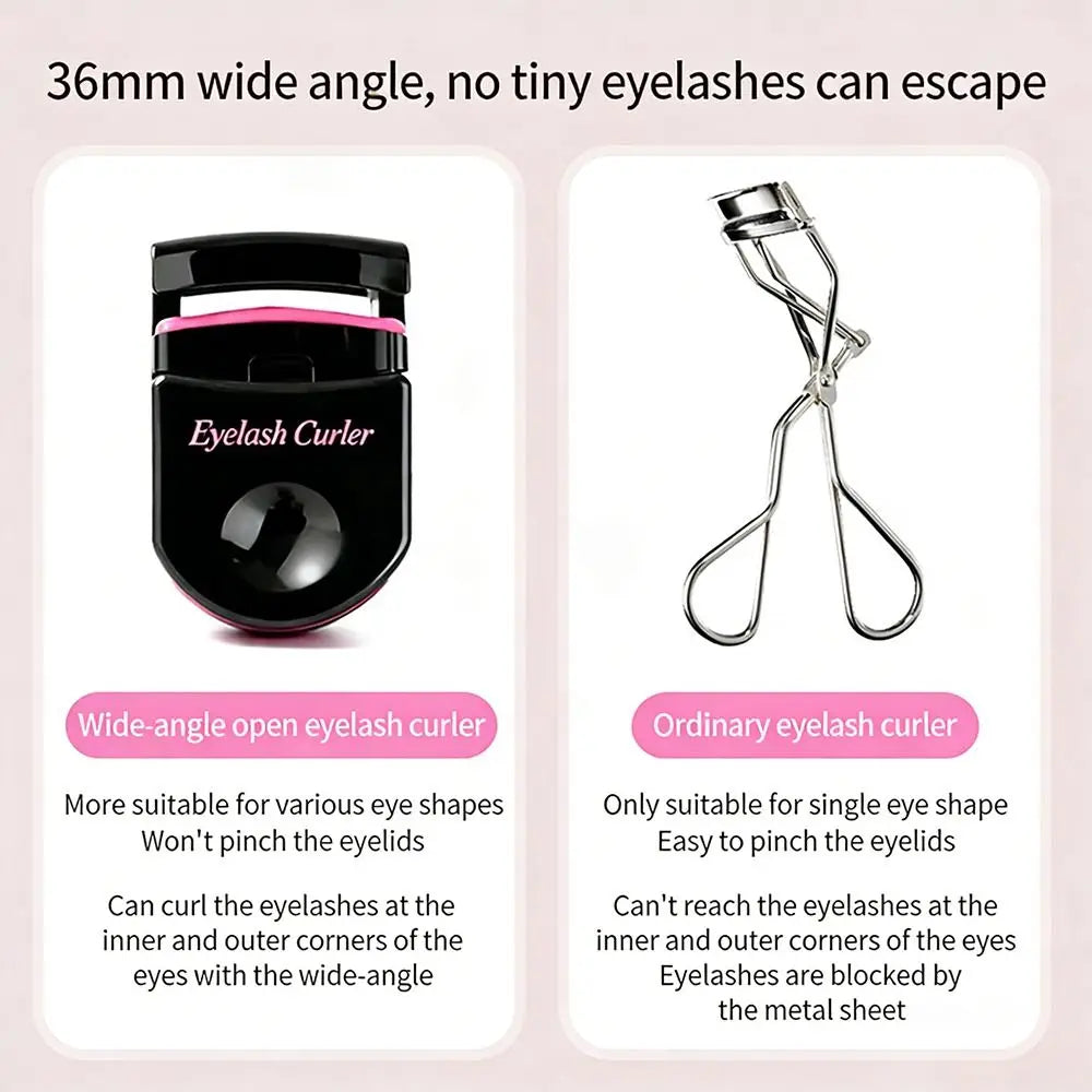Wide-Angle Eyelash Curler | Natural Curl, Fits All Lash Shapes Eyelash Curler QXL