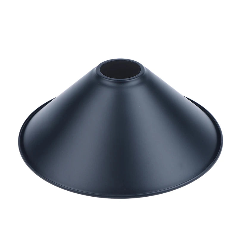 Black Iron Industrial Lampshade | E27 Chandelier & Wall Lamp Iron Lampshade QXL