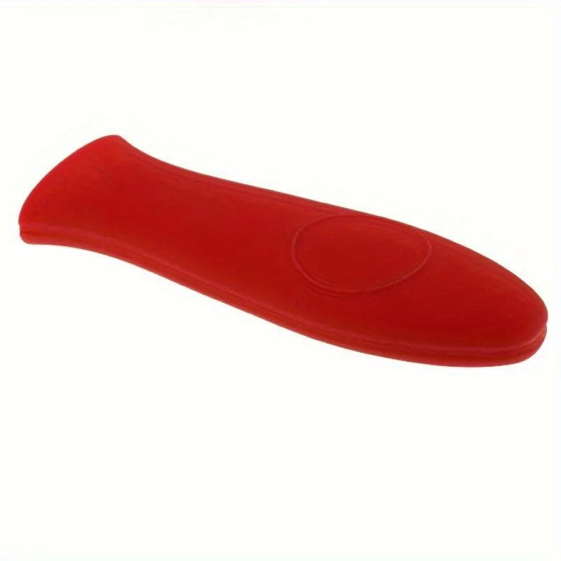 Silicone Pot Handle Sleeve | Anti-Slip Heat-Resistant Cover Pot Handle Sleeve QXL Red 1pc