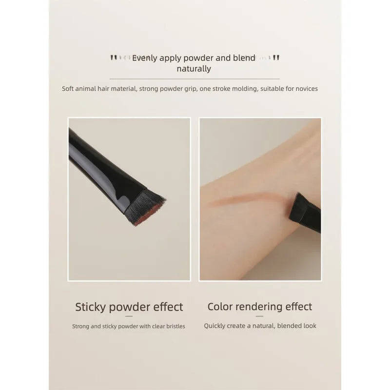 L28 Angled Eyebrow Brush | Mink Hair Professional Makeup Brush Eyebrow Makeup Brush QXL