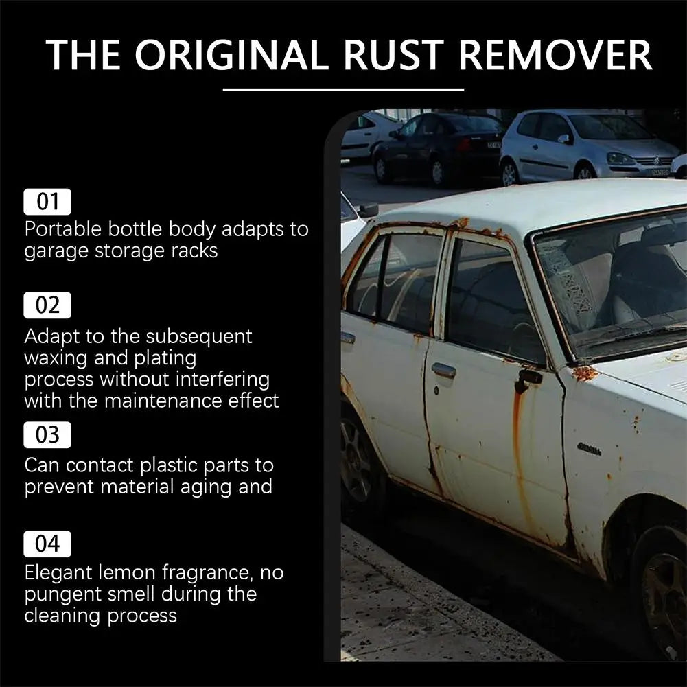 Car Rust Remover & Inhibitor Spray 30ml | Wheel Hub Protection Rust Remover Spray QXL