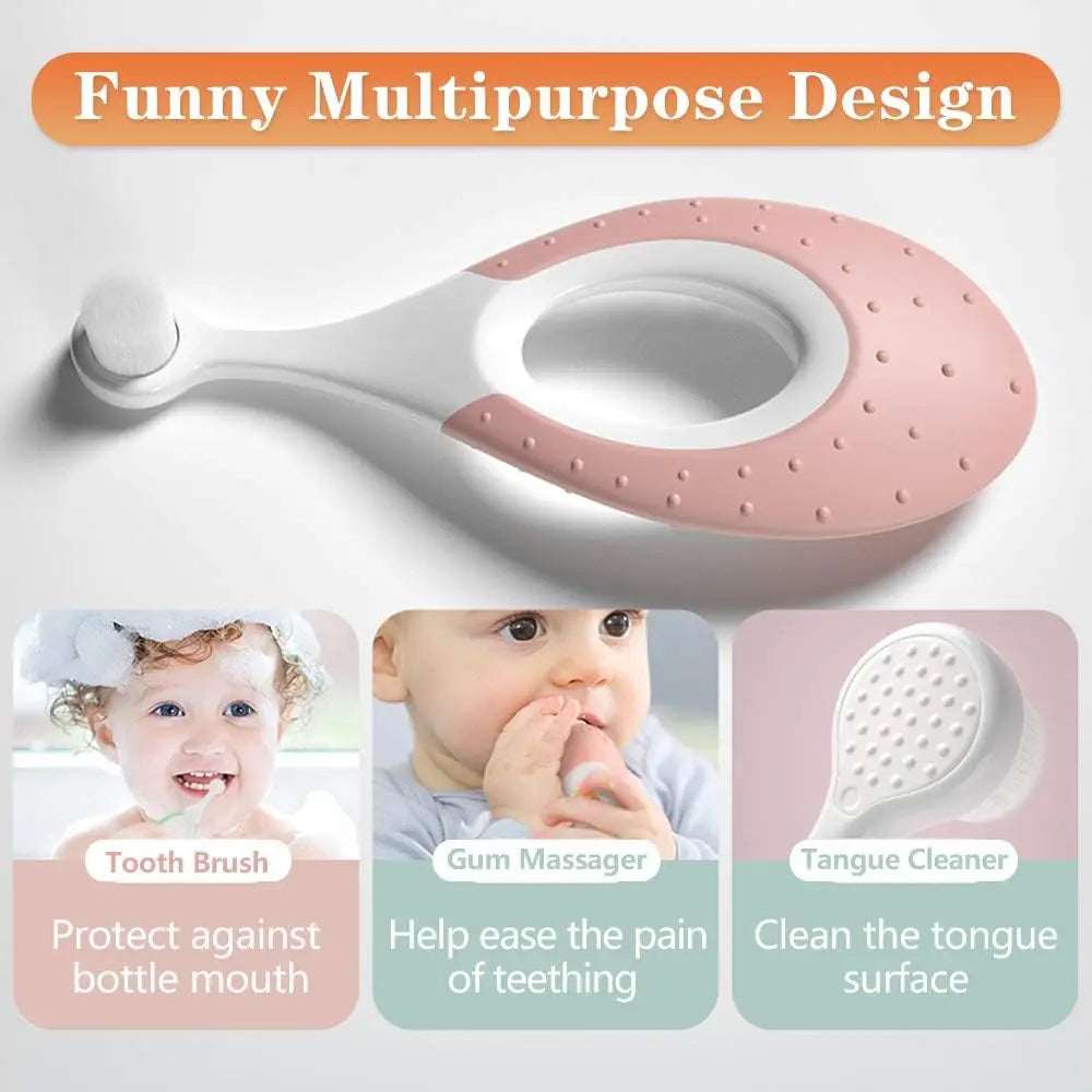 Infant Nano Toothbrush | 10,000 Ultra-Soft Bristles for Babies Baby Toothbrush QXL