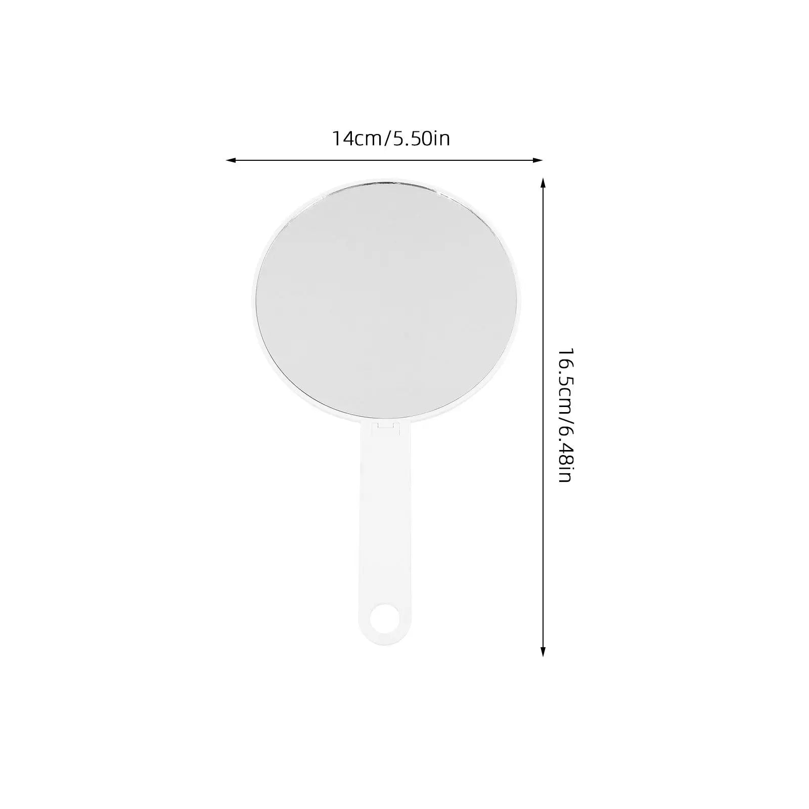 Handheld Folding Makeup Mirror | Portable Desktop Vanity Mirror Folding Makeup Mirror QXL 16.5X14X1CM