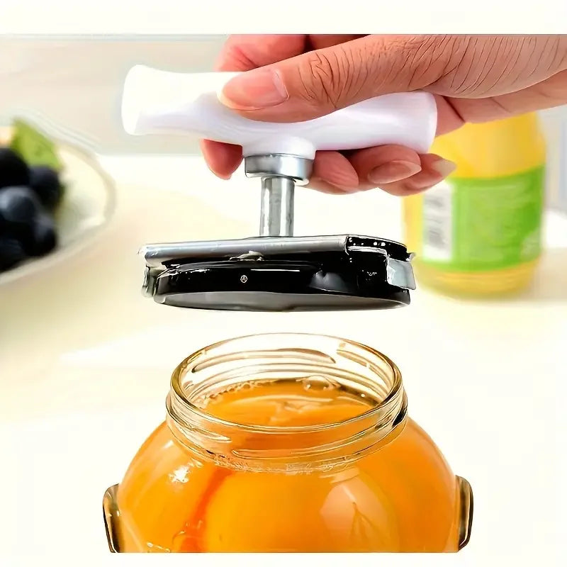 304 Stainless Steel Non-Slip Can Opener | Ergonomic Multi-Size Can Opener QXL