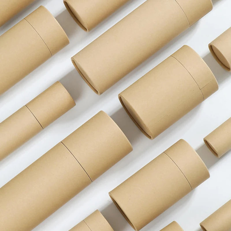 Round Kraft Paper Tube Containers | Pencils, Tea & Storage Kraft Paper Tube QXL