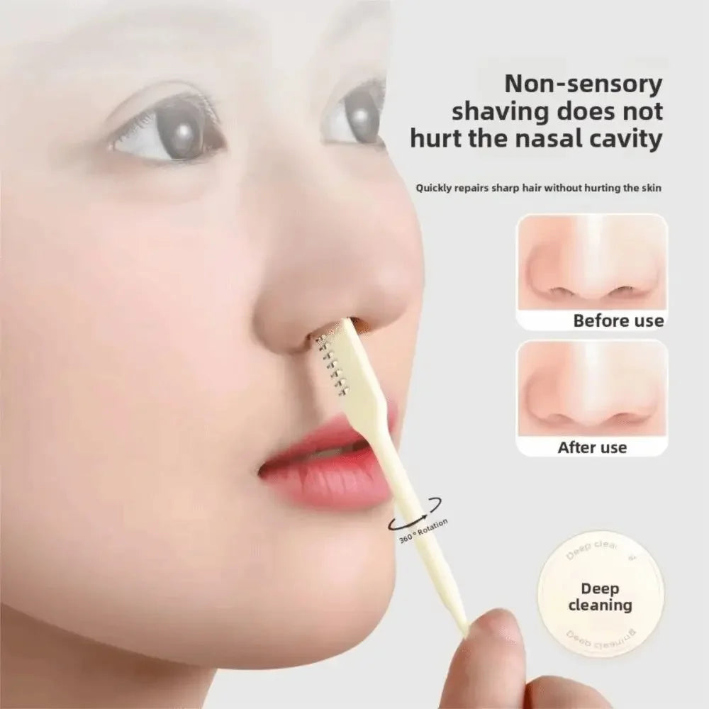 5/10-Pack Wax Nose Hair Trimmer – Portable, Reusable, Unisex Nose Hair Trimmer QXL