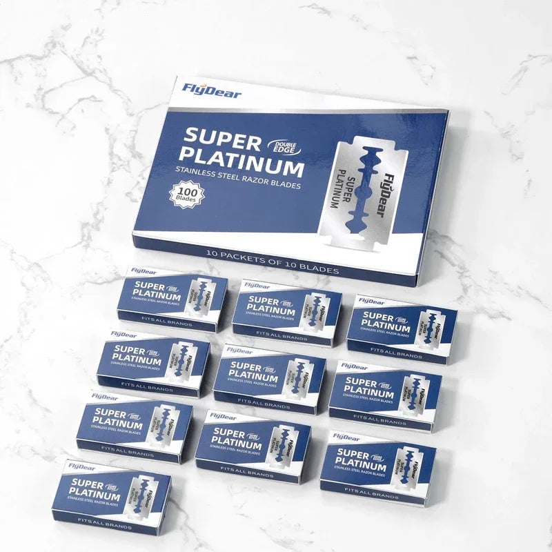 Vvocci Double-Sided Stainless Steel Razor Blade | Barber Tool Razor Blade QXL