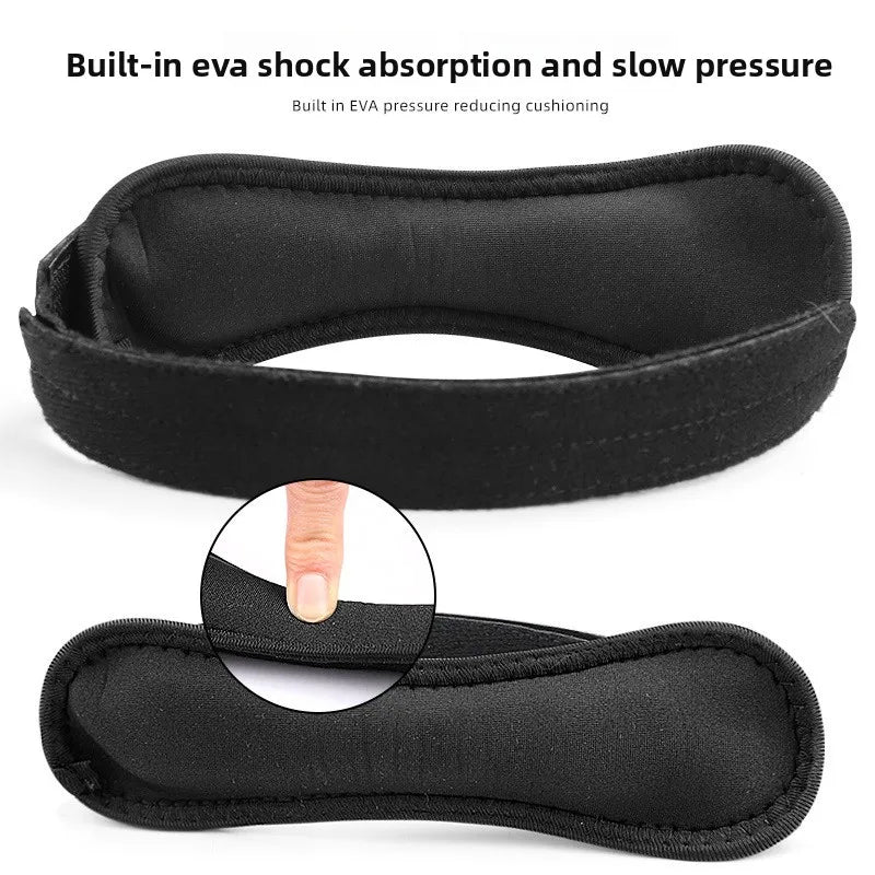 Adjustable Knob Patella Knee Strap | Sports Support Band Knee Support Strap QXL