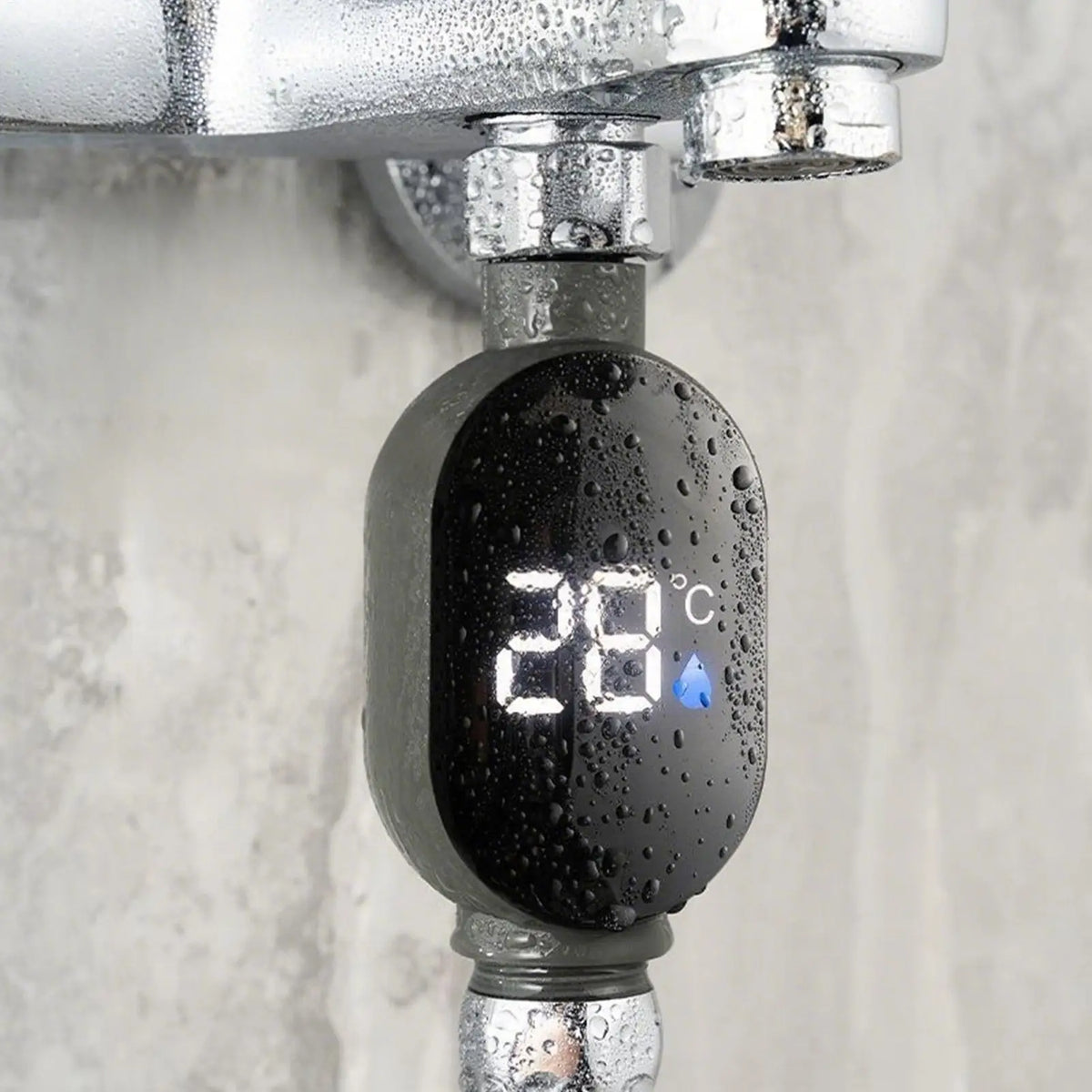 Digital Shower Thermometer – LED Water Temp Gauge | QXL Shower Thermometer QXL