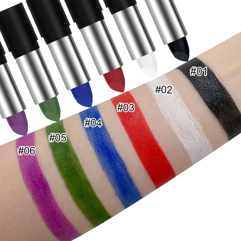 VERONNI Face & Body Paint Stick | 6 Colors Halloween Cosplay Face & Body Paint QXL