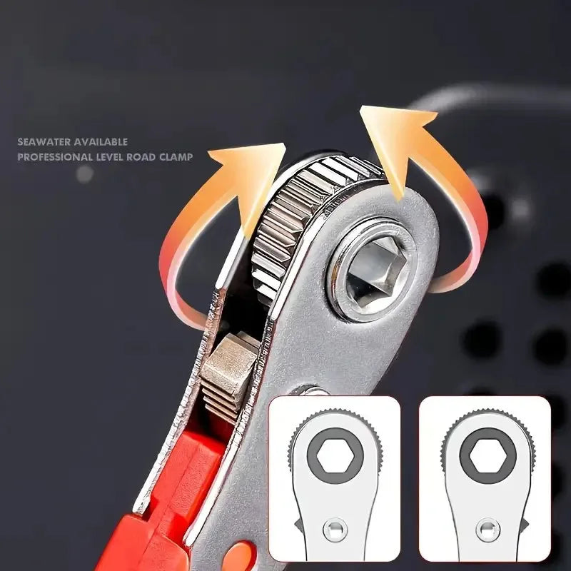 Right-Angle Ratchet Screwdriver | Narrow Space Phillips Tool Ratchet Screwdriver QXL