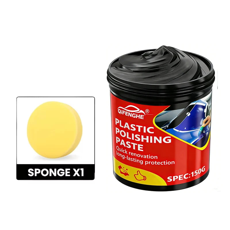 Plastic Renovation Wax 100g | Restore Faded Car & Home Plastic Plastic Restorer Wax QXL 100ml 1