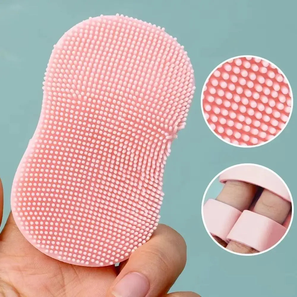 Silicone Mini Facial Cleansing Brush | Soft Face Scrubber Facial Cleansing Brush QXL