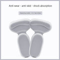 T-Shape Sponge Heel Pads | Cushion Protector Half Insoles Heel Cushion Pad QXL M292 Upgrade-Gray