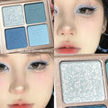 Art Value 4-Color Glitter & Matte Eyeshadow Palette Eyeshadow Palette QXL 05