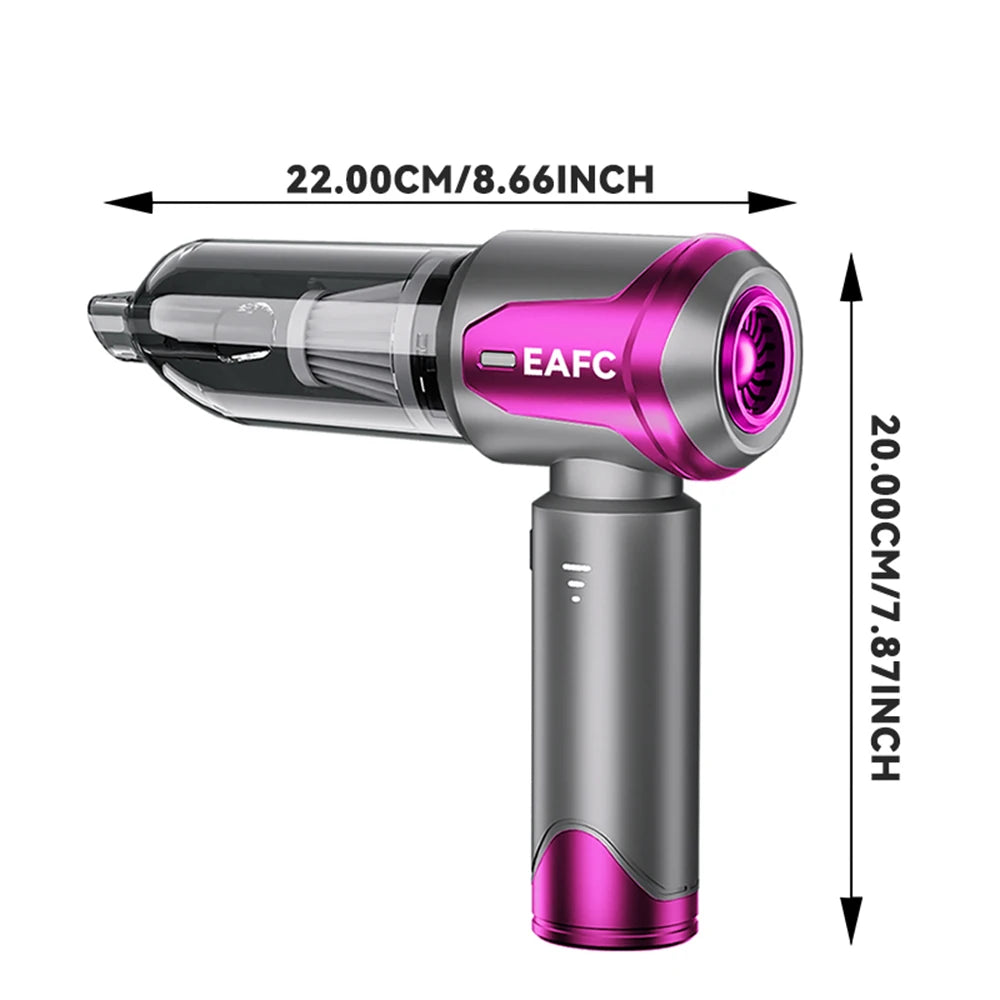 EAFC 16000Pa Cordless Handheld Vacuum & Air Blower for Car Cordless Handheld Vacuum QXL