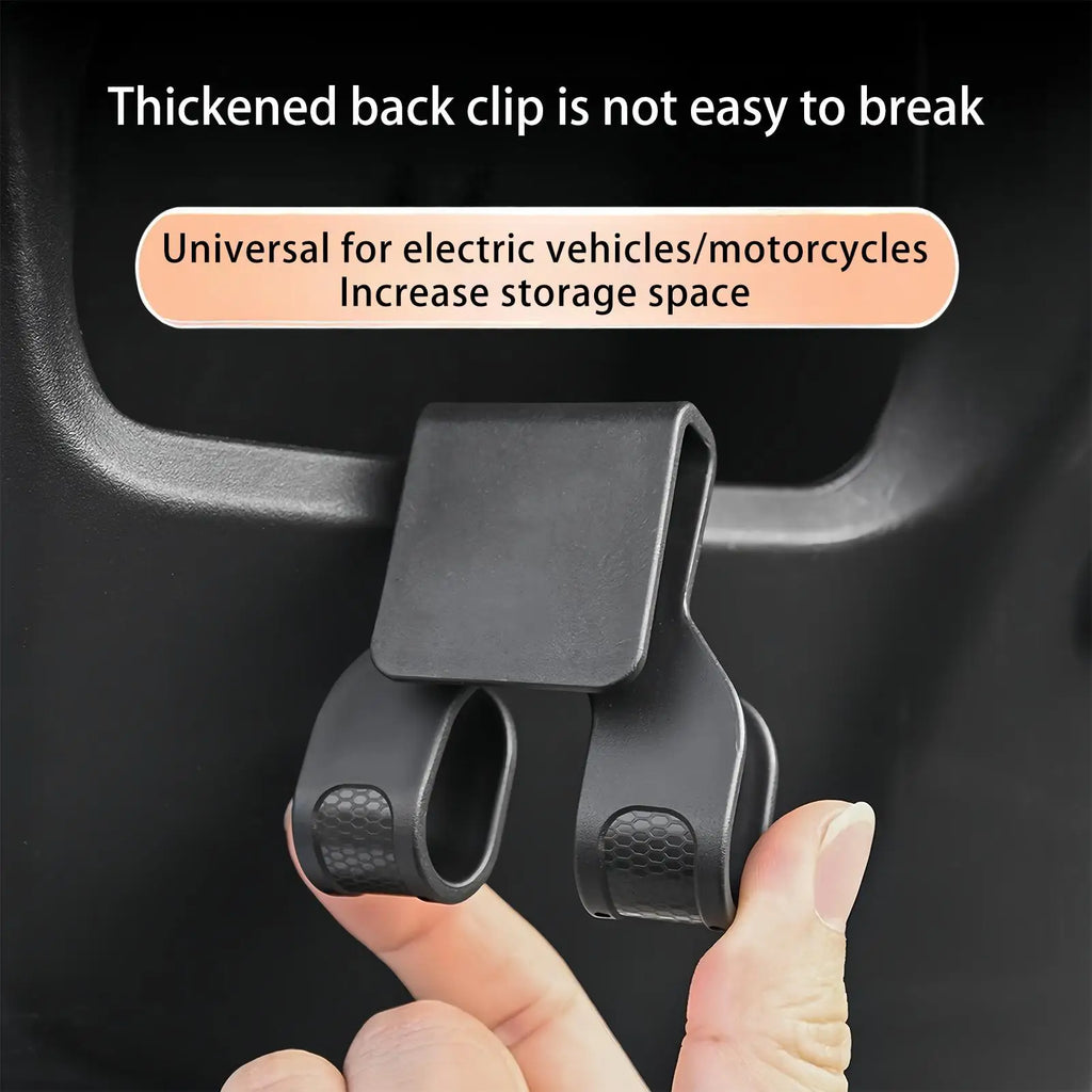 Motorcycle Helmet Hook & Bag Hanger | Double Hook Mount Motorcycle Helmet Hook QXL