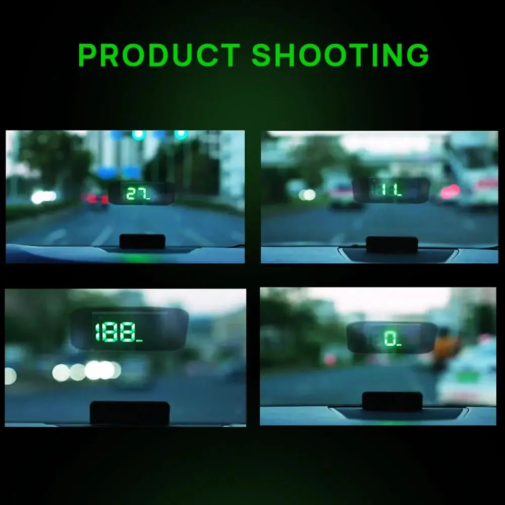 HUD GPS Car Speedometer | Windshield Projector KM/H & MPH HUD Speedometer QXL