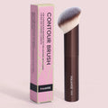 MAANGE Angled Foundation & Concealer Buffing Makeup Brush Angled Makeup Brush QXL BROWN