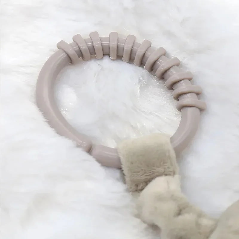 Baby Stroller Hanging Rattle Plush Toy | Bunny Teether Pendant Baby Hanging Rattle Toy QXL
