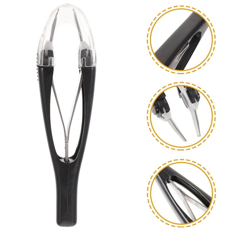 Retractable Automatic Eyebrow Tweezer | Portable Stainless Steel Eyebrow Tweezer QXL