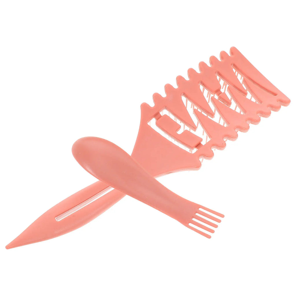 2-Piece Hair Comb Set – Teasing, Parting & Tube Squeezer Hair Styling Comb Set QXL