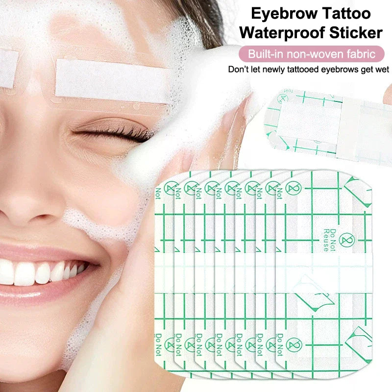 5-Pack Sterile Waterproof Eyebrow Tattoo Protective Patches Tattoo Aftercare Patch QXL