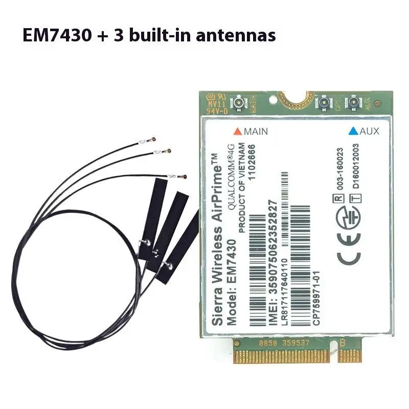EM7455 NGFF M.2 4G LTE Module 300Mbps – Laptop & Router LTE M.2 Module QXL B