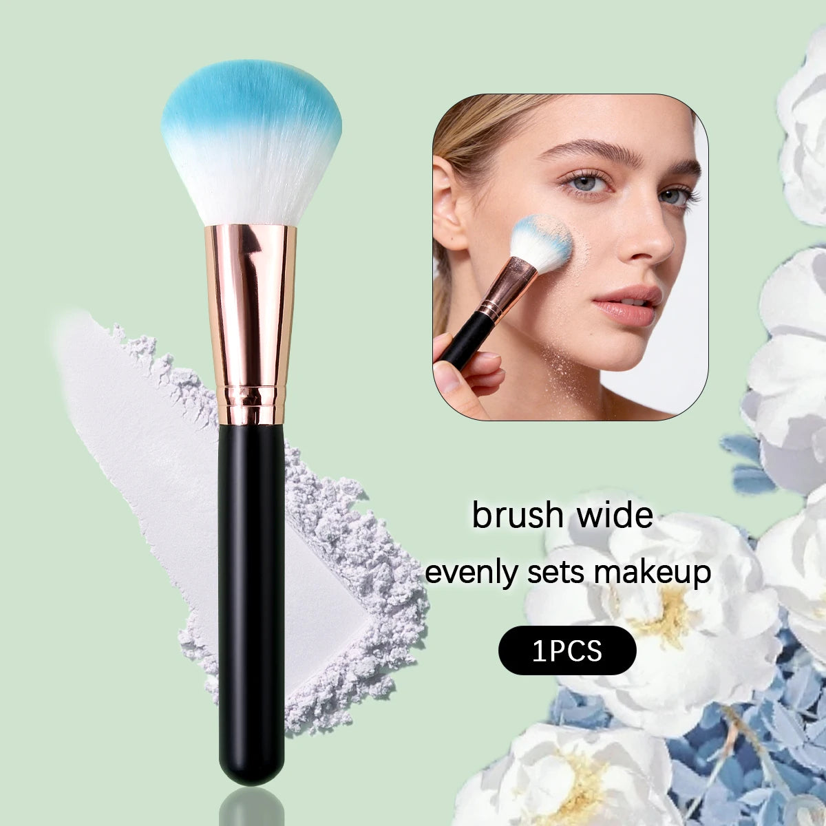 KOSSHOW Soft Powder Blush Contour & Setting Makeup Brush Makeup Brush QXL