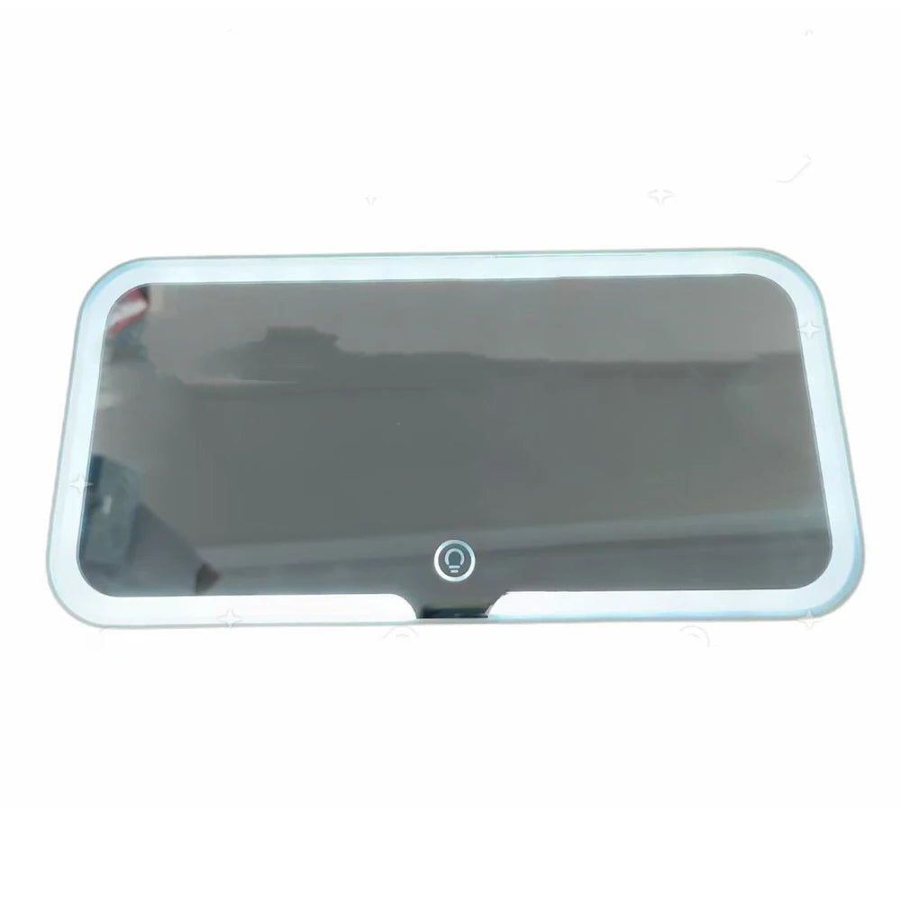 Car Sun Visor Vanity Mirror | 3 Light Modes, Rechargeable LED Car Vanity Mirror QXL WHITE