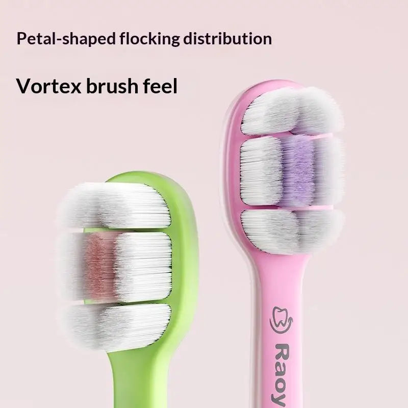 Ice Cream Toddler Toothbrush – Ultra-Soft 10000 Bristles, 0–3 Yrs Toddler Toothbrush QXL