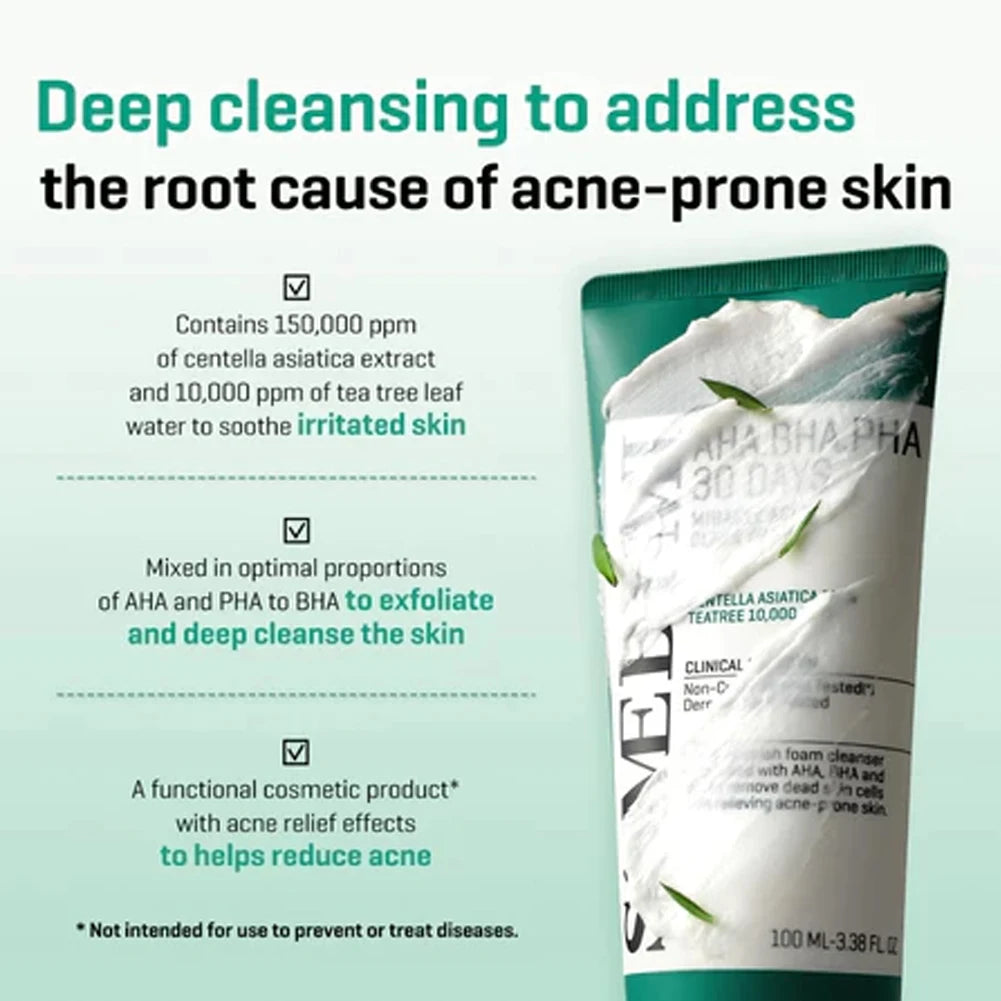 SOME BY MI AHA-BHA-PHA 30 Days Miracle Set | Toner, Cream, Foam Skincare Set QXL