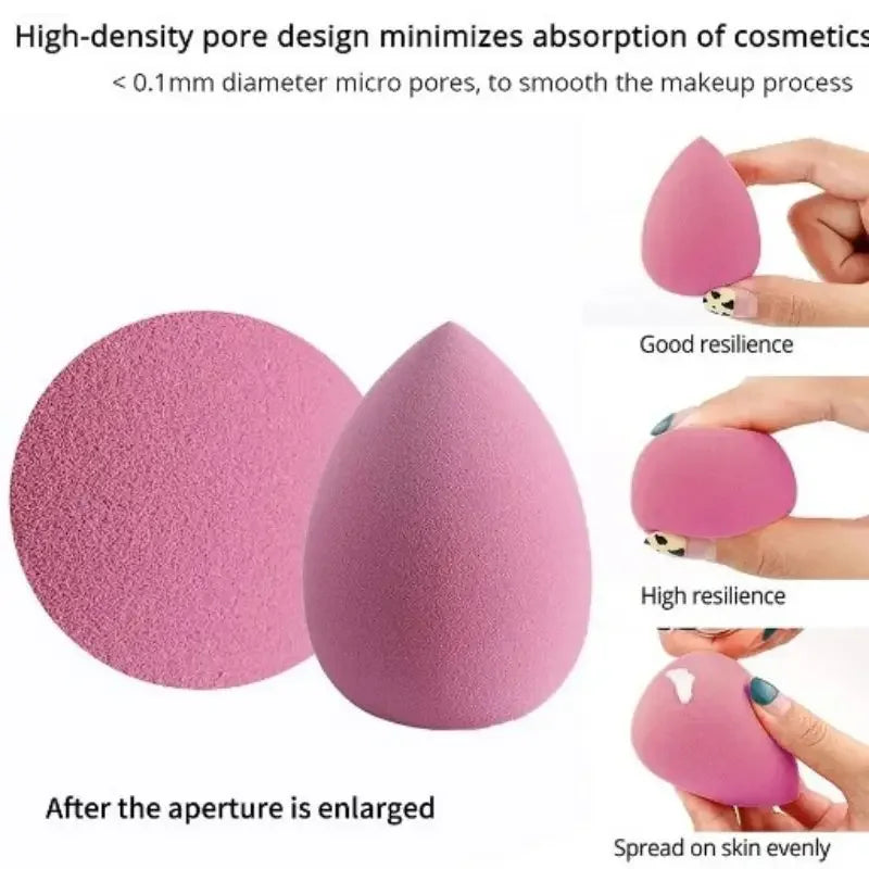 MOZHOU 4-Pack Beauty Blender Makeup Sponge Set | Egg Carton Makeup Sponge Set QXL
