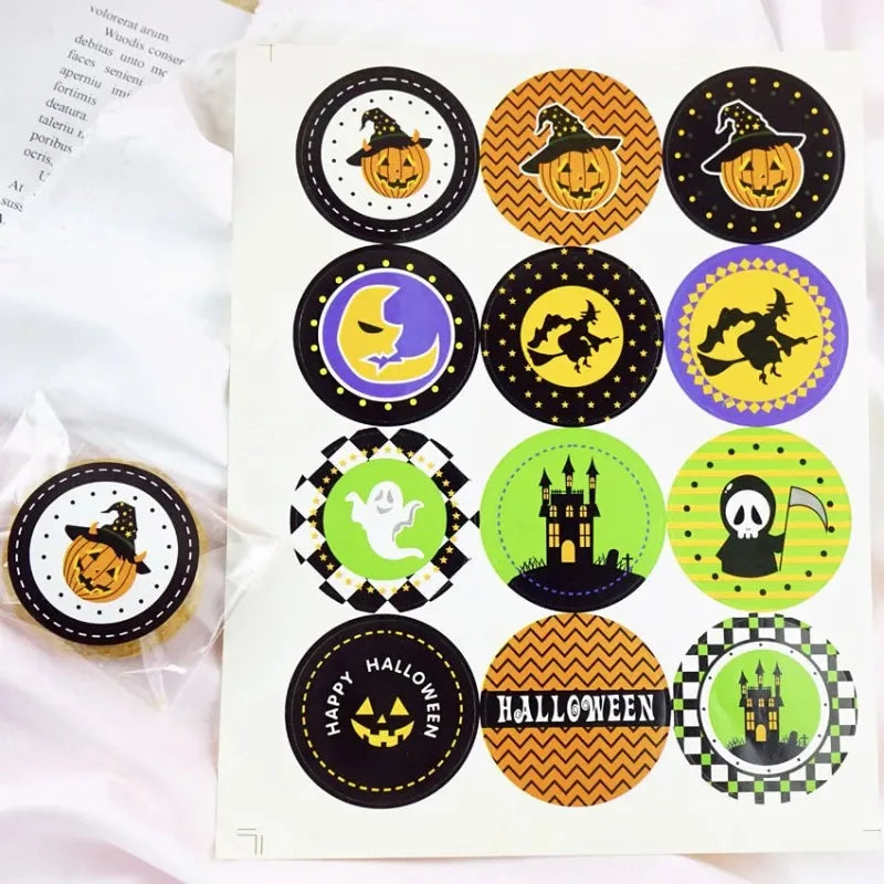 24-Pc Halloween Temporary Tattoos & Party Stickers for Kids Temporary Tattoos QXL
