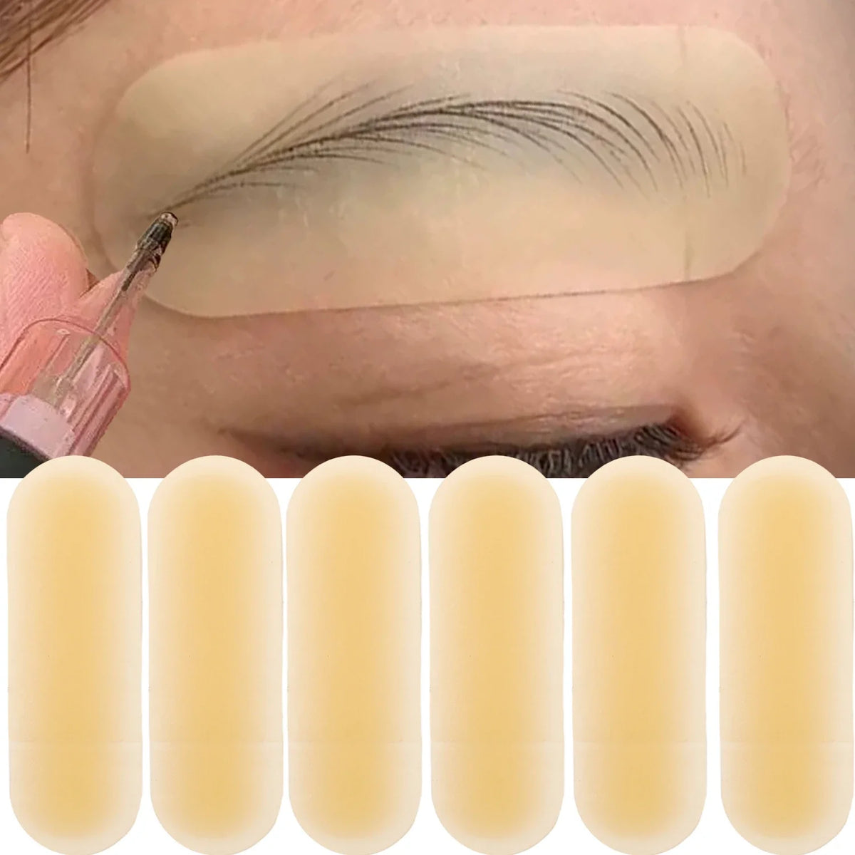 Silicone Eyebrow Tattoo Practice Patches | Microblading Training Tattoo Practice Patches QXL