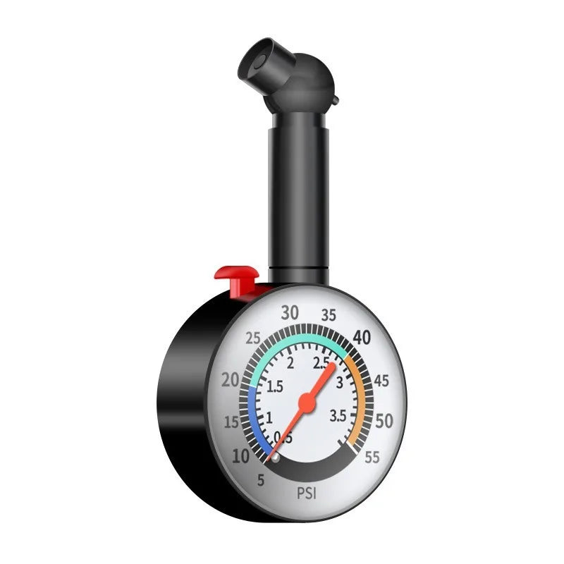 Analog Tire Pressure Gauge 0–55 PSI | Car, Bike & Motorcycle Tire Pressure Gauge QXL