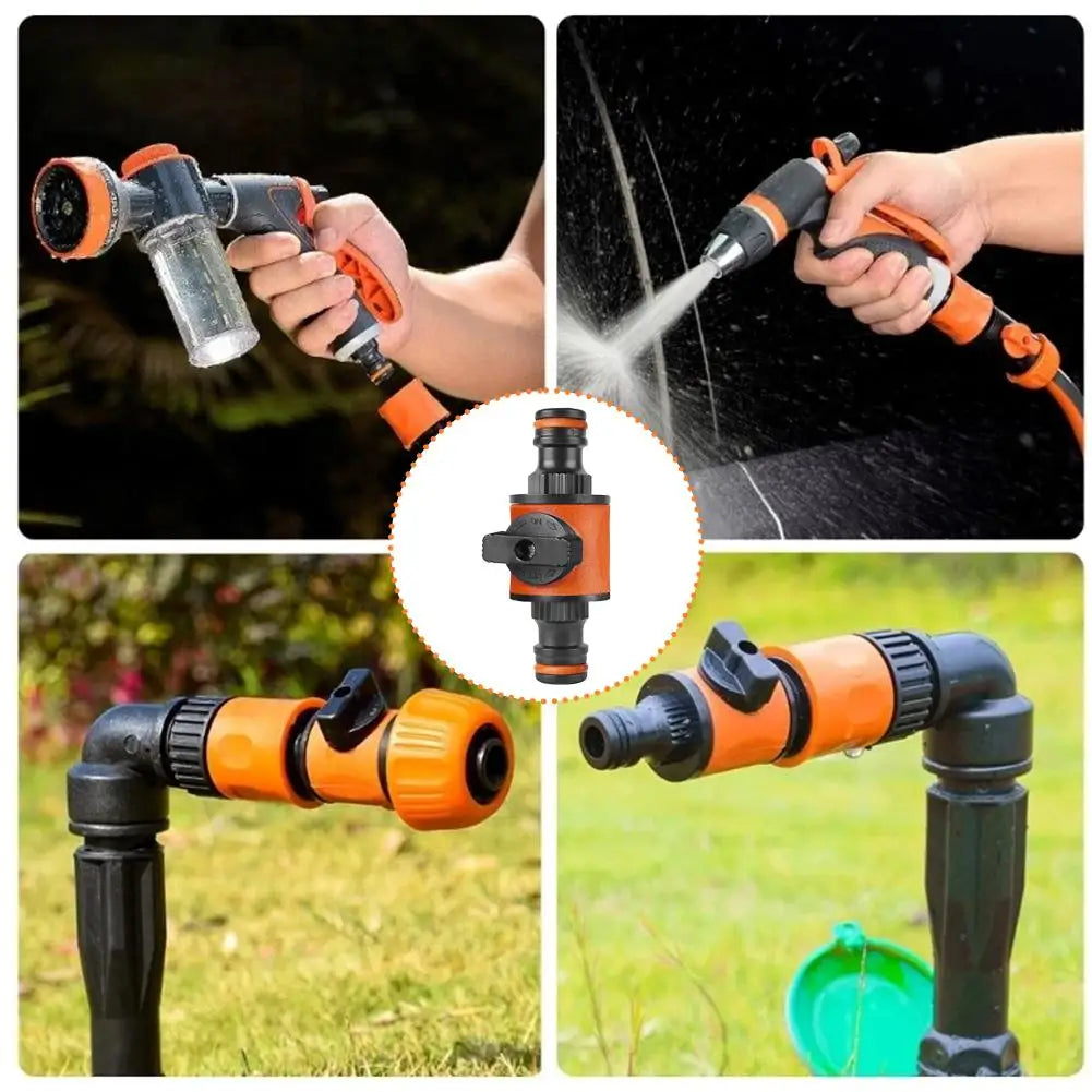 3/4" Quick Connect Garden Hose Valve Adapter with Shut-Off Hose Valve Adapter QXL