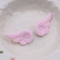 Plush Angel Wings Brooch Pair | Y2K Japanese Kawaii Style Angel Wings Brooch QXL A2