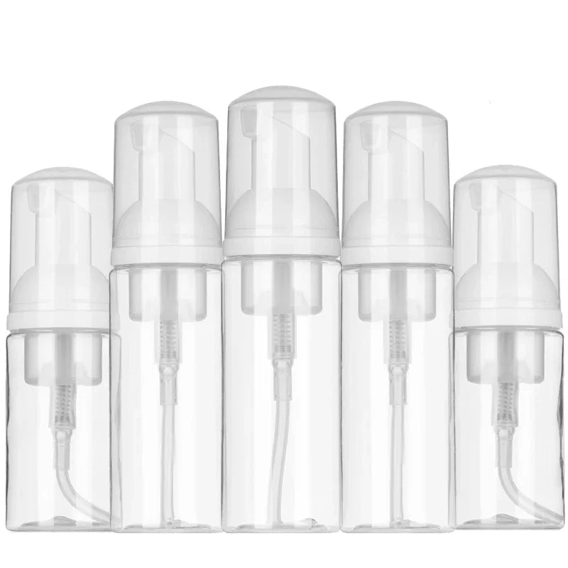 2-Pack Refillable Foam Pump Bottles 30/50/60/100ml | Soap Foam Pump Dispenser QXL