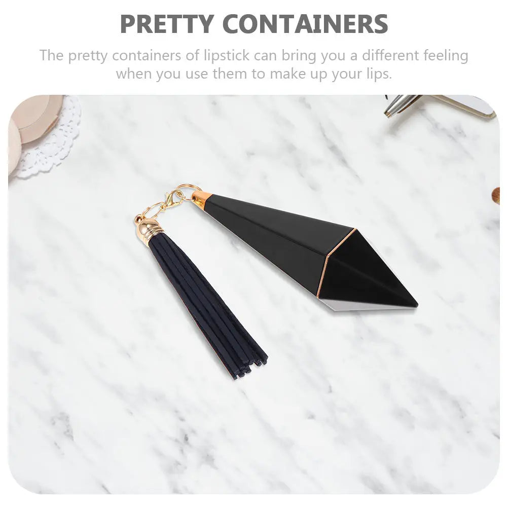 3-Pack Tassel Empty Refillable Lipstick Tubes | DIY Lip Cream Refillable Lipstick Tube QXL