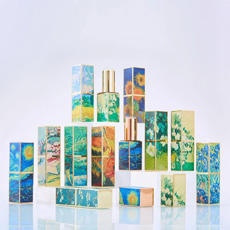 Van Gogh DIY Refillable Lipstick Tube | Magnetic Lid 12.1mm Refillable Lipstick Tube QXL