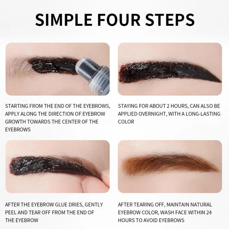 OCHEAL 3D Peel-Off Eyebrow Gel – Waterproof, Long-Lasting Eyebrow Styling Gel QXL