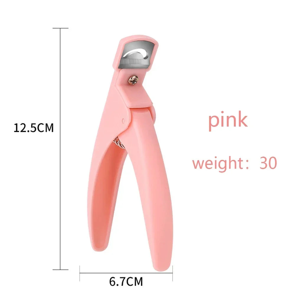 Guillotine False Nail Tip Cutter | U-Shape Clipper Tool False Nail Tip Cutter QXL