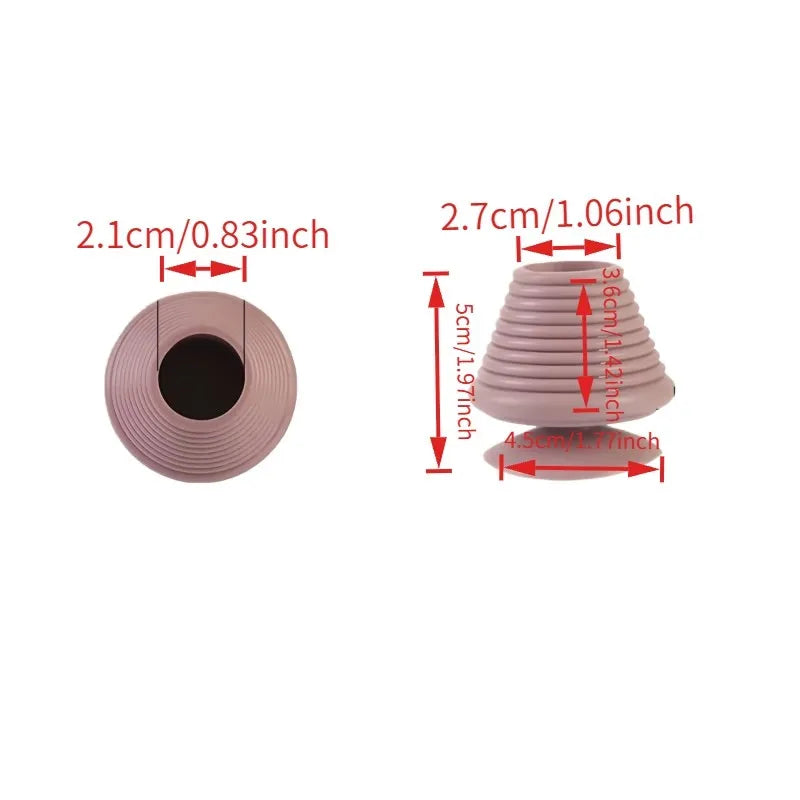 2-Pack Universal Suction Cup Drain Stopper – Bathtub & Sink Drain Stopper QXL