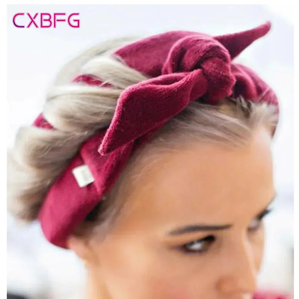 Heatless Curling Rod Headband | Overnight Hair Curler Heatless Hair Curler QXL