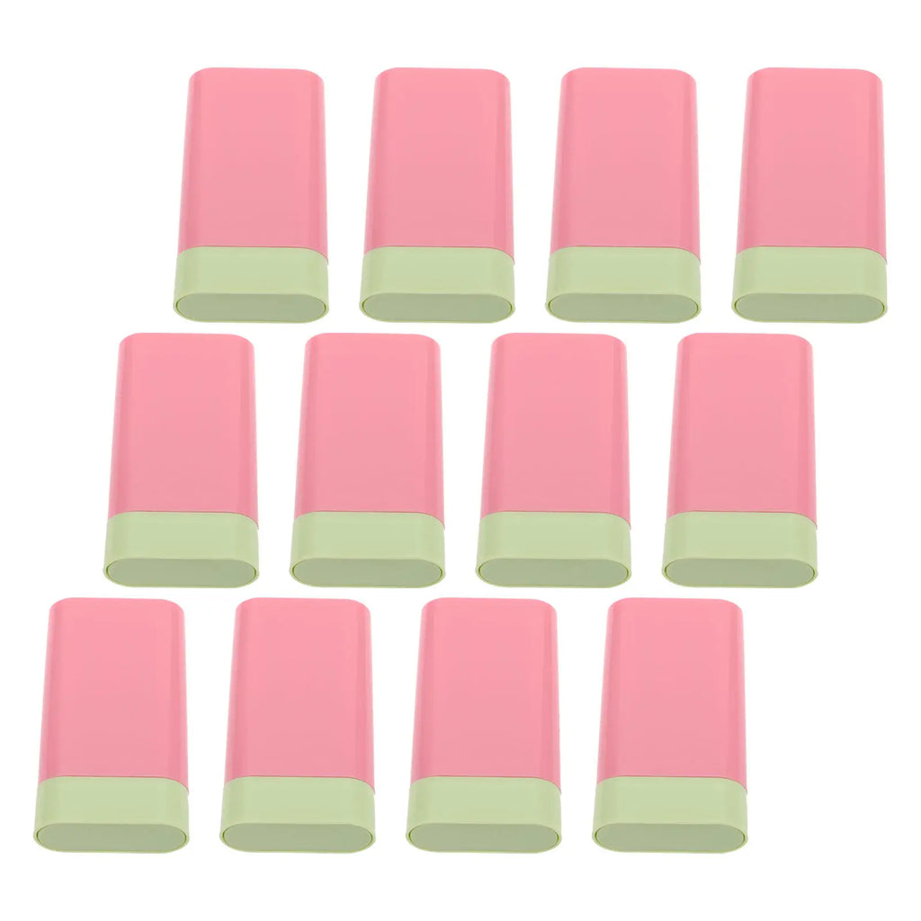 12-Pack Refillable Blush Stick Tubes | Empty Lip & Cheek Containers Cosmetic Stick Containers QXL