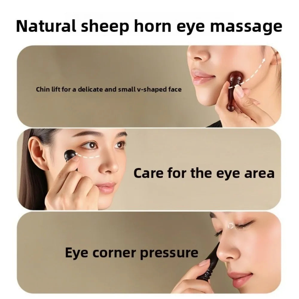 Lotus Shape Facial Massager Roller | Eye & Face Massage Stick Face Massage Roller QXL