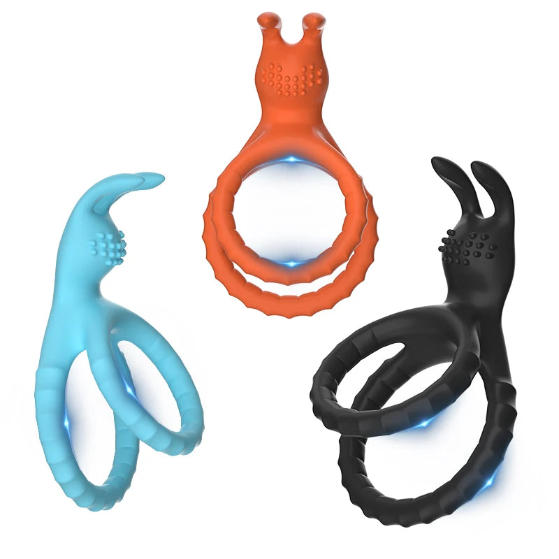 2-in-1 Silicone Adjustable Couple Ring | Adult Accessory Adult Couple Accessory QXL